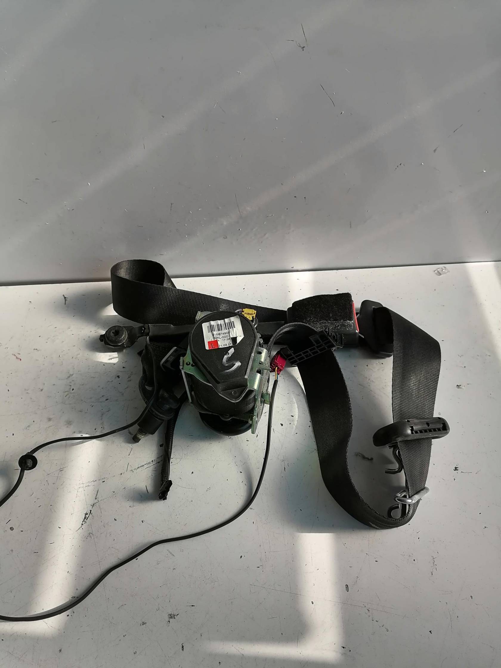 Cintura di sicurezza ant. sx.